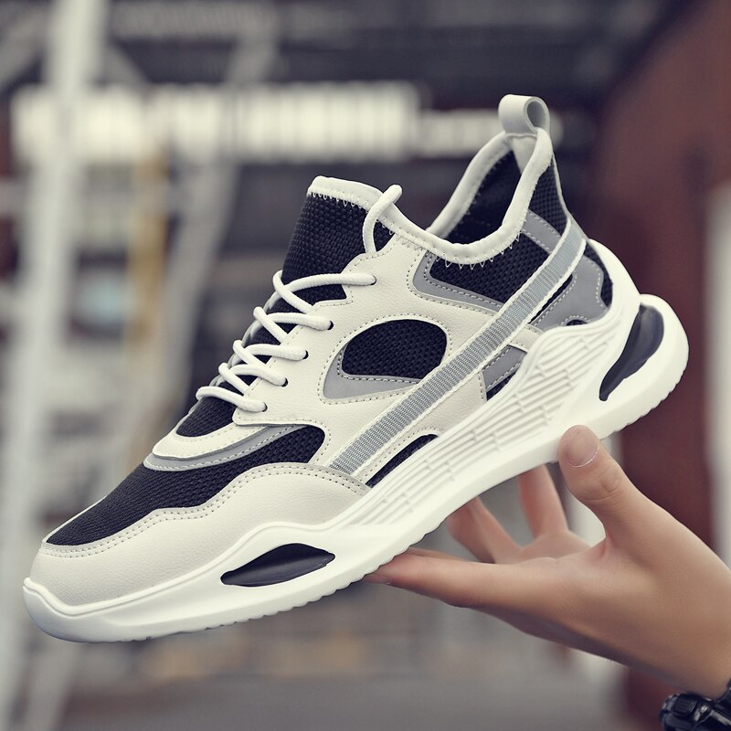 Dämpande andningshål herr fritidsskor andningsbara sneakers gym träning althetic outdoor skor lätta