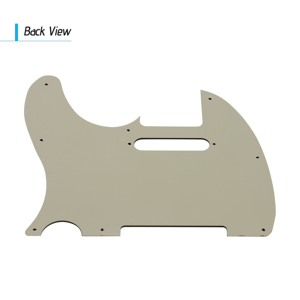 3Ply Guitar Pickguard with Single Coil Pickup Hole for Telecaster Style Electric Guitar Pick Guard of Guitar Parts &amp; Accessories