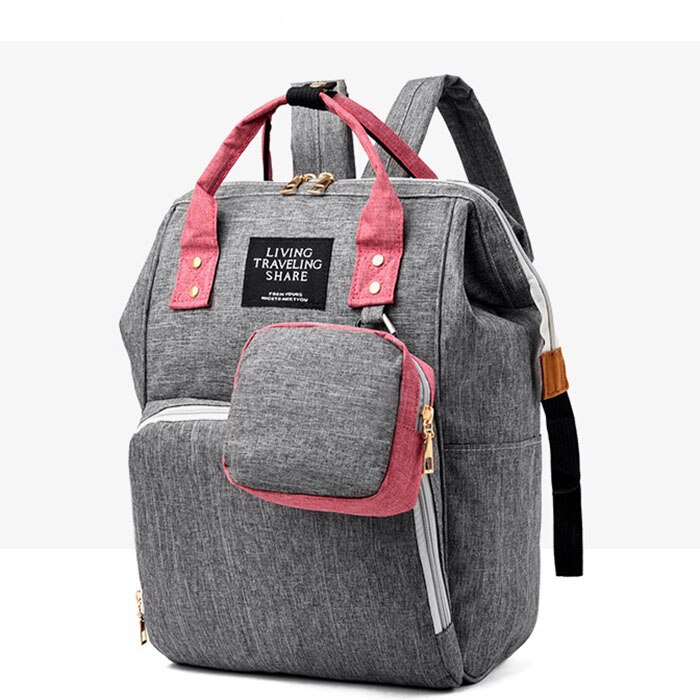 Baby Pflege Kinderwagen Tasche Multi Funktion Große Kapazität Windel Tasche Organizer mit Ändern Pad Rucksack Mutter Tasche