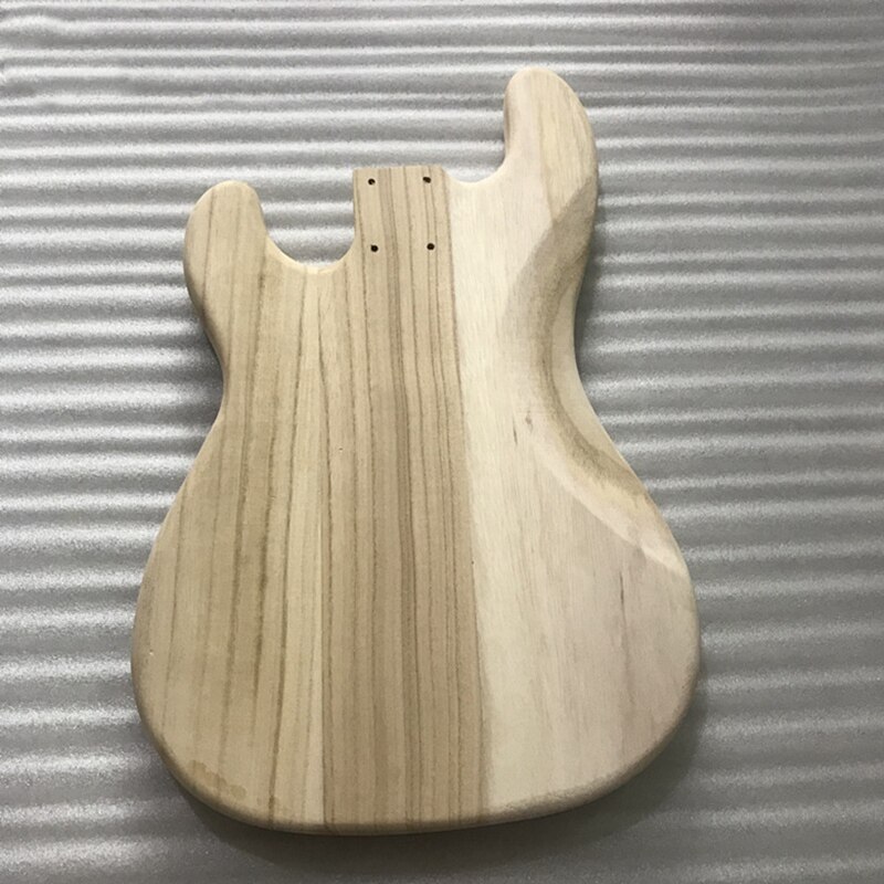 Unfinished Electric Guitar Body Wood Blank Guitar Barrel for JB Style Electric Guitars DIY Parts
