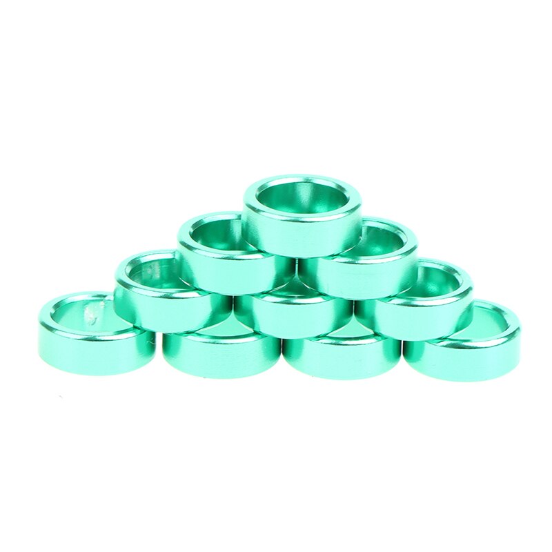 10 Pcs Pet Duif Voetring Id 8Mm Aluminium Voet Tag Ring Duif Levert Apparaten: green