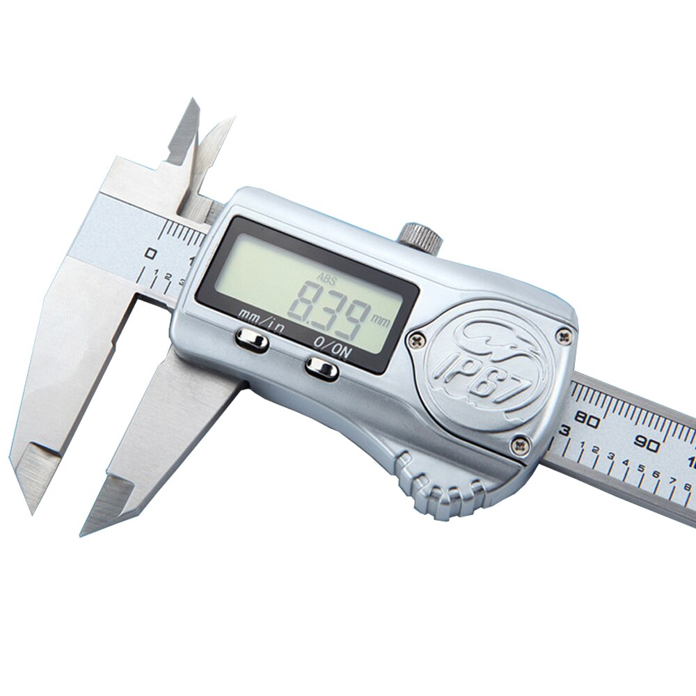 Calibrador Digital electrónico de nivel Lndustrial, herramientas de medición de 150mm, de acero inoxidable, IP67, impermeable, a prueba de aceite, con sistema ABS