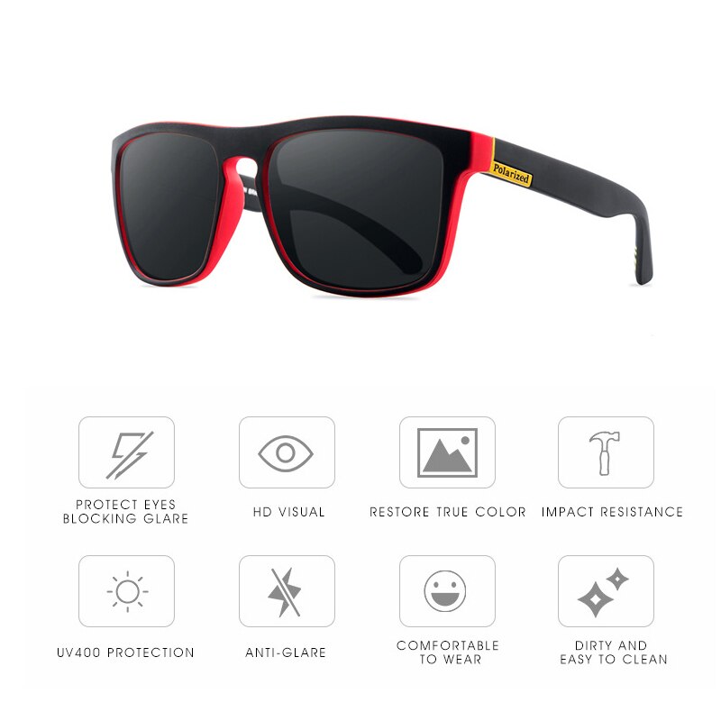 Gepolariseerde Zonnebril Mannen Mode Ogen Beschermen Zonnebril Met Accessoires Unisex rijden bril oculos de sol UV400