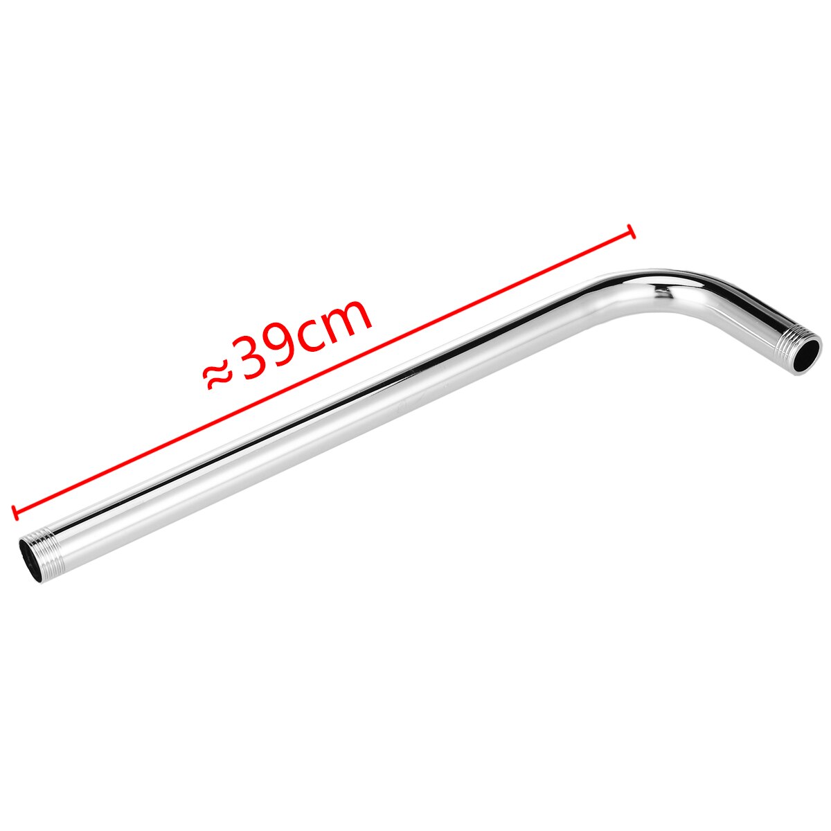 Chromed Plated Shower Head Extension Arm Kit Wall Mounted Shower Head Arm Mount Base For Home Bathroom Fixture Hardware