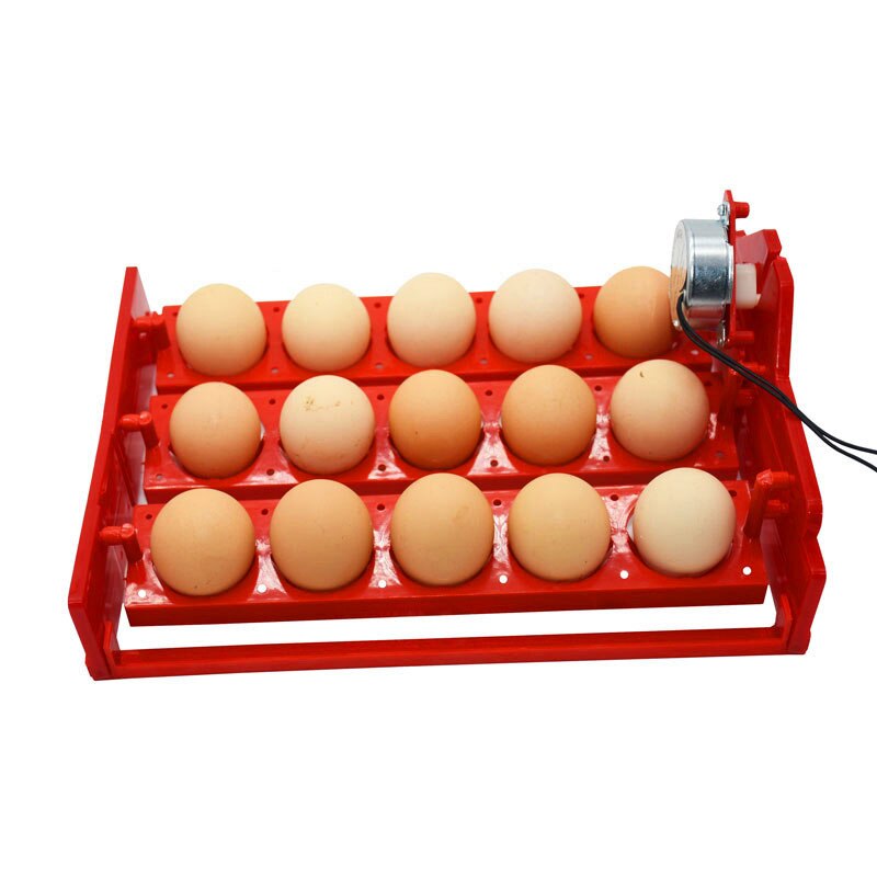 15 æg inkubator æg bakke automatisk inkubator æg bakke automatisk dreje æg 3 * 5 huller fjerkræ inkubation udstyr