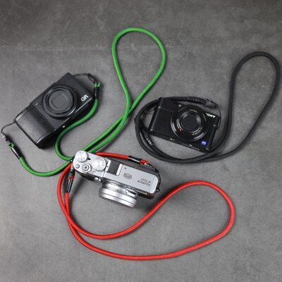 Sterkt vevd nylon tau kamera skulder nakke stropp belte til  rx100 m 6 m4 m5 vi gr2 x100f xf10 m5a gr2 gr3 g7 x 2 lx10 z7 z6 a7 m 3 a9