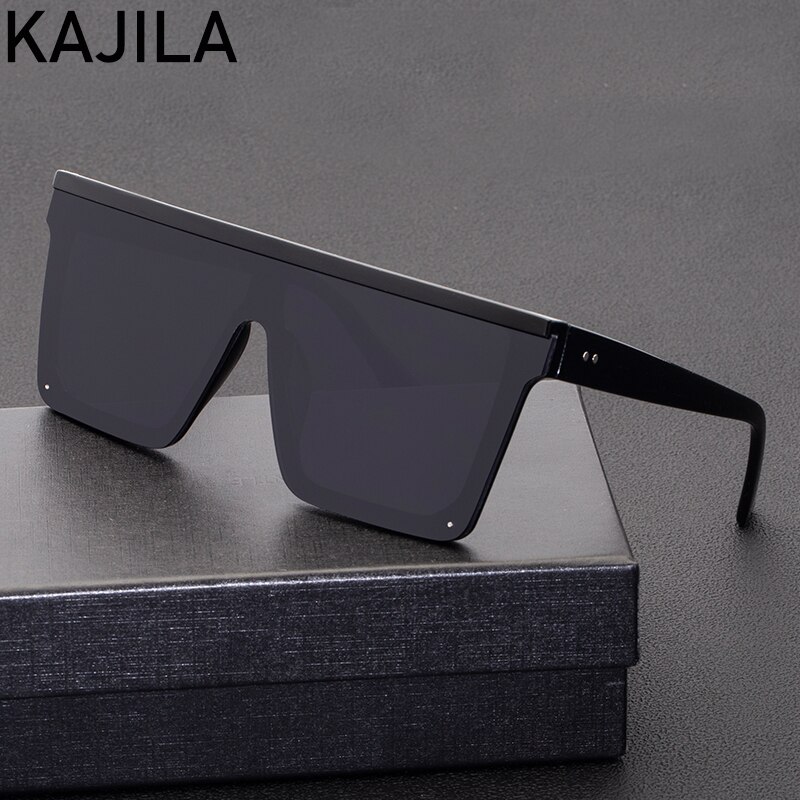 Gafas de sol cuadradas de gran tamaño para mujer y hombre, anteojos de sol unisex con marco grande, a la , con degradado Retro, Estilo Vintage, UV400, okulary