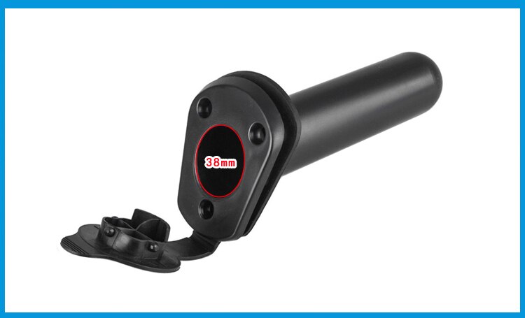 BSET MATEL 2 Pieces Nylon Fishing Tackle Accessory tool Fishing Rod Holder Tackle with Cap Cover Gasket for Kayak Boat Canoe