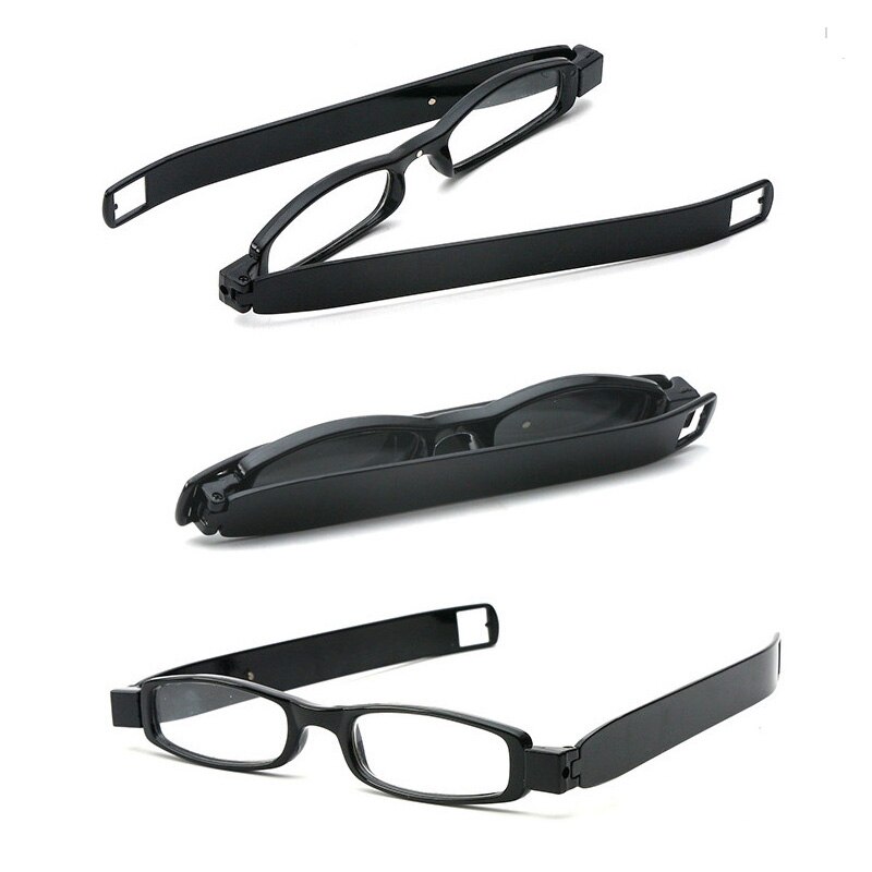 Lunettes de lecture en plastique pour hommes et femmes, avec aimant rotatif, portables, pliables, pour presbytes, en résine HD, 360