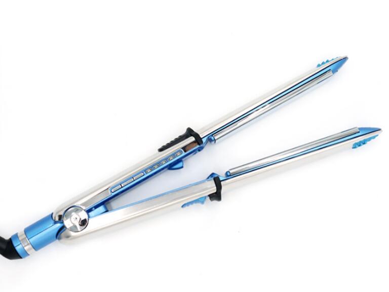 Max 750F Pro titanium floating plate flat iron hair straightener fast electric straightening LCD digital 100-240v