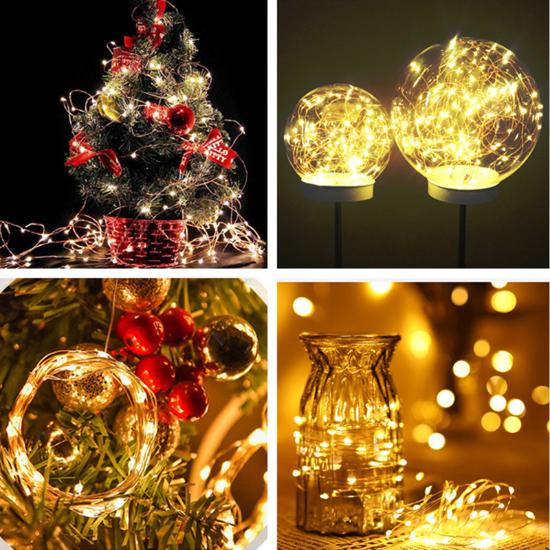 LED Solar String Licht Outdoor Garten Lichterkette Led Twinkle Wasserdichte Lampe für Weihnachten Party Dekoration 4m/7m/12m/22m/32m