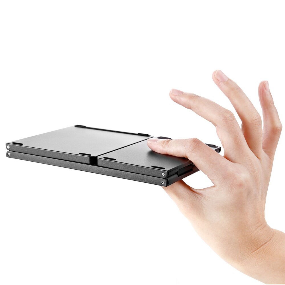 Neue Falten Bluetooth Mini Tastatur Drahtlose Tastatur mit Touchpad für Fenster,Android,ios Tablette Ipad Telefon