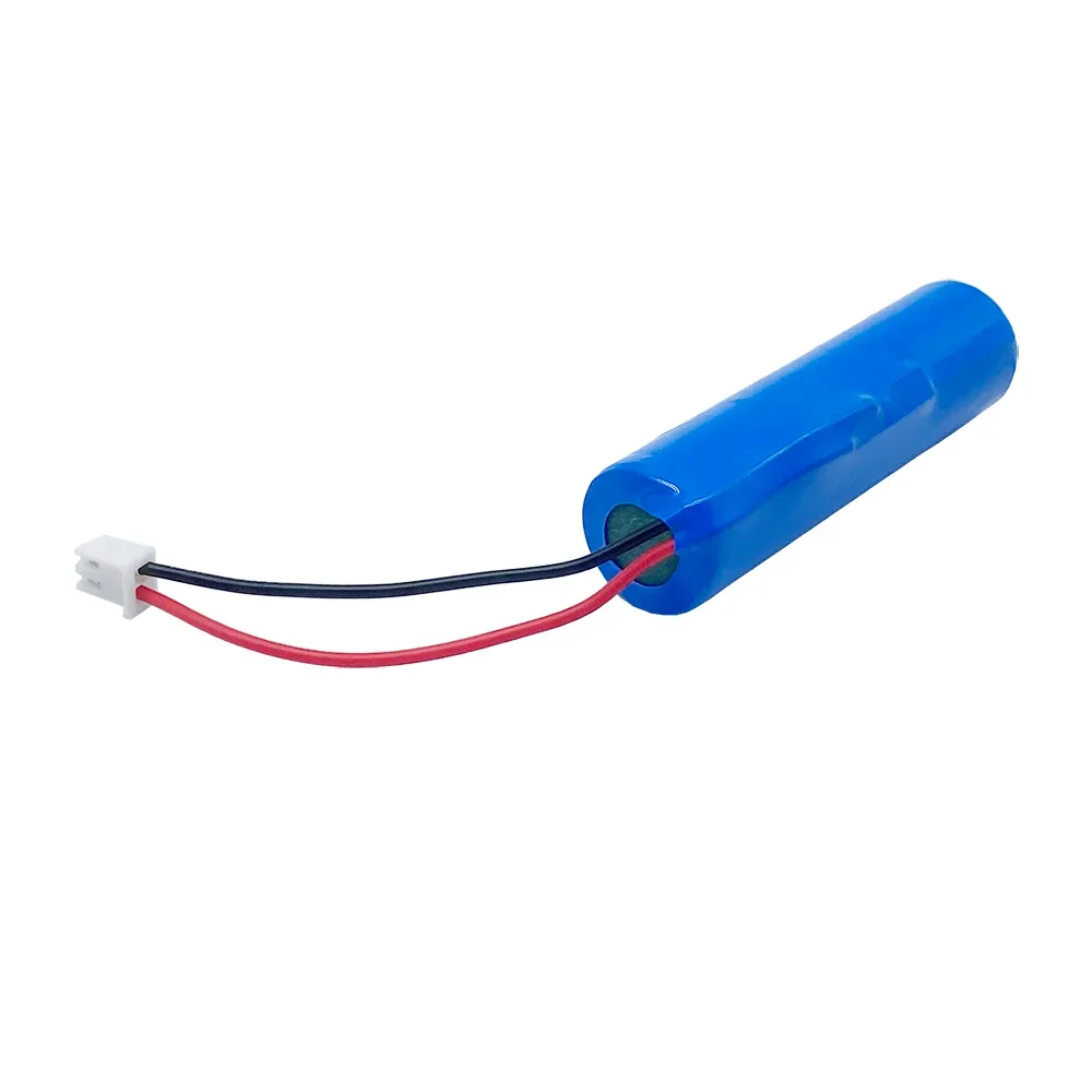 Bateria recarregável de íon de lítio 3.7V para transporte aéreo, 3800mAh, 18650, com soquete de reposição, iluminação de emergência fios xx2.54