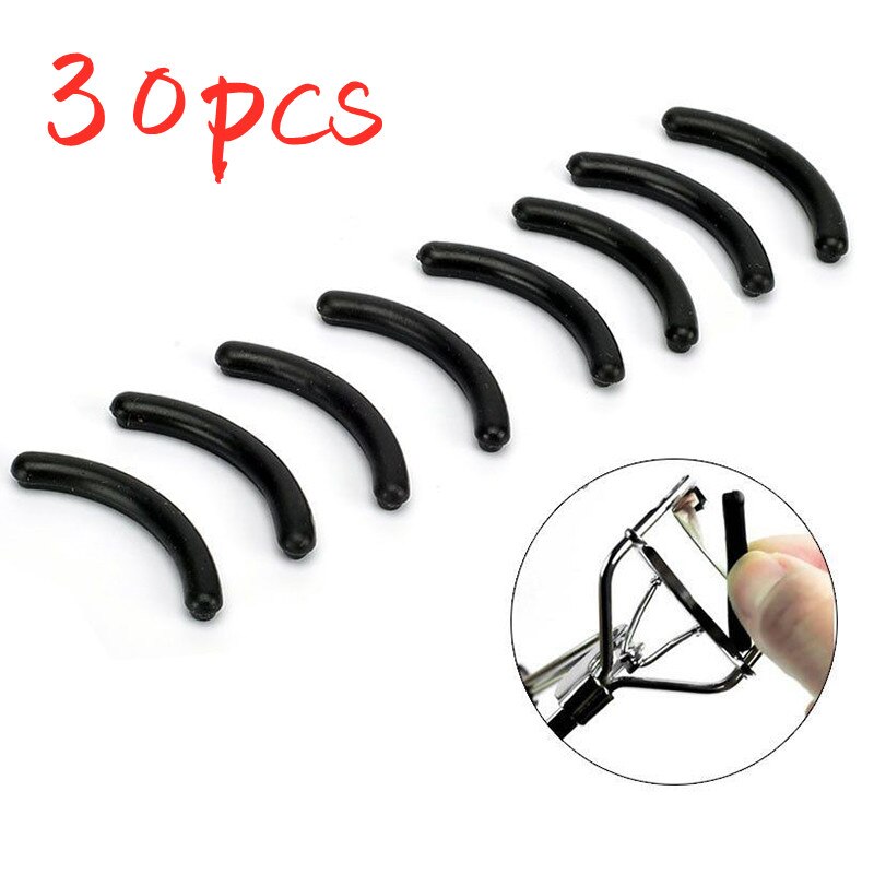 10/20/30 szt. Elack wymiana zalotka wkład podkładki silikonowe uniwersalny typ zalotka wymiana klocki narzędzia robić makijażu: 30 szt