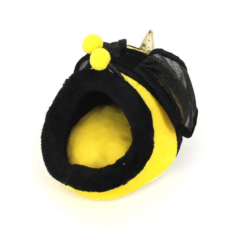 Mini Schuhe bilden Kleine Haustier Ratte Hamster KäFeige Braun verrotten Rosa Komfortable Guinea Schwein Zelle Bett Für Igel Käfige Nette Nest: Gelb / L