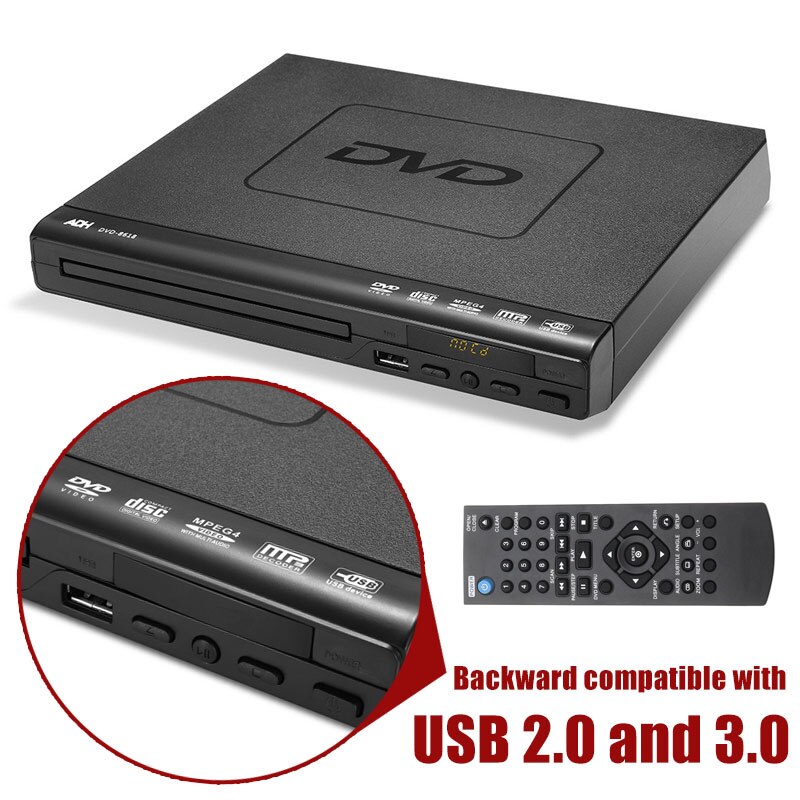 110V-240V USB Multiple DVD Player ADH DVD CD SVCD VCD Disc Player Home Theatre System With Romote Control