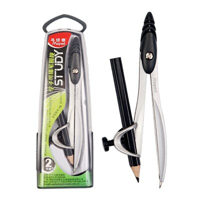 Maped Math Geometry Tools Study Compasses Available Lead/Pencil Drawing Compass Technical Precision Drawing Set Metal Durable: Plug-pen-compasses