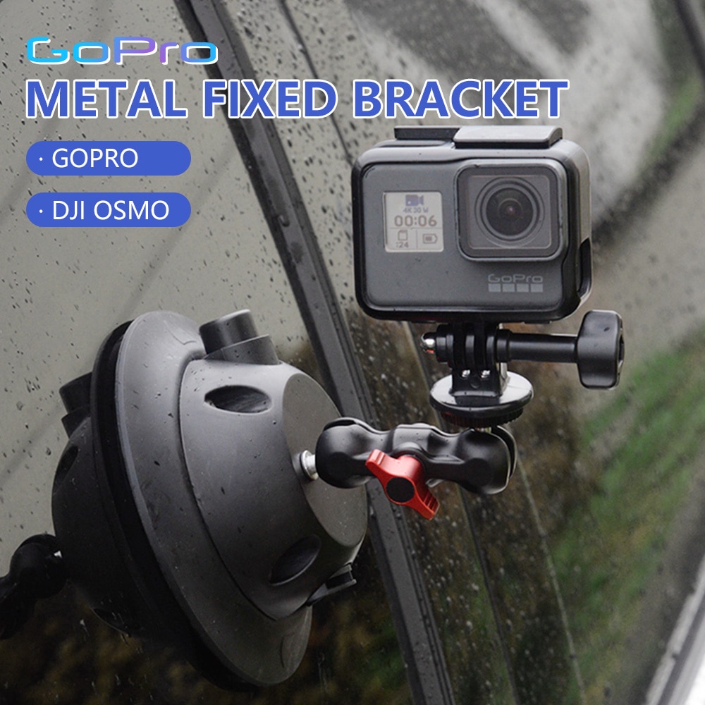 Gopro autoteline lasi imukuppi toimintakamera urheiluteline autolle ennätystelineen teline goprolle 8 7 6 5 tarvikkeet