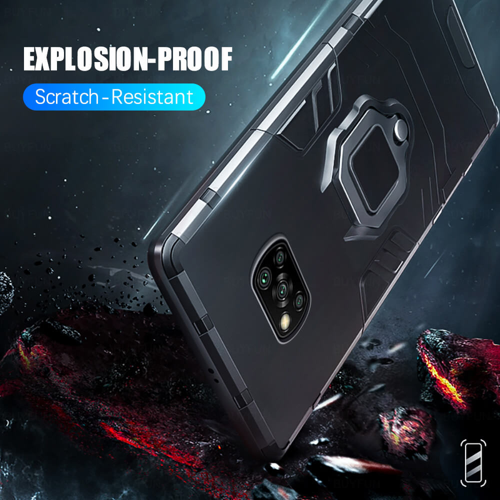 Shockproof Magnetic Phone Case For Xiaomi Poco X3 NFC Slim Back Cover on Xaomi Xiomi Redmi 9C 9A 9 C C9 Poko X3 NFC PocoX3 Armor