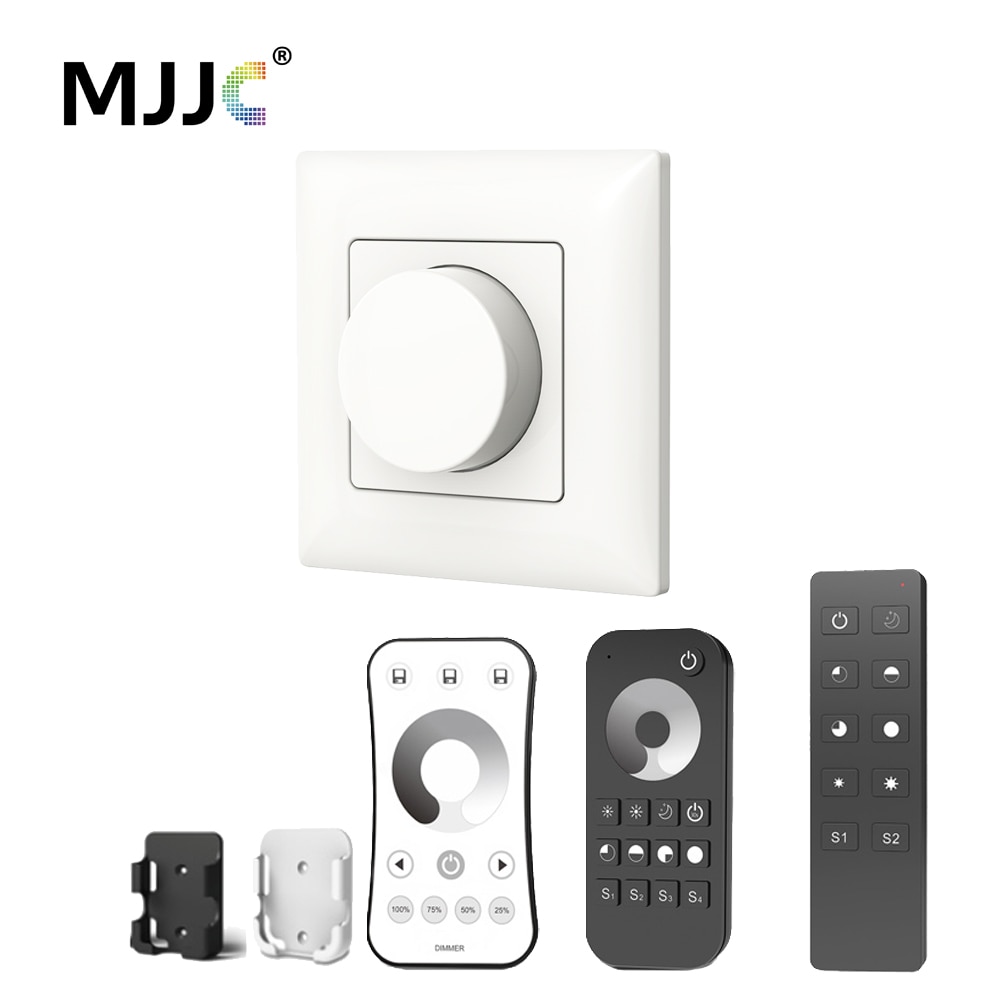AC Triac LED Dimmer 220 V 230 V 110 V Drahtlose RF Dimmbare Knopf Schalter Mit 2,4G Fernbedienung für Einzelne Farbe LED-lampe Lampen