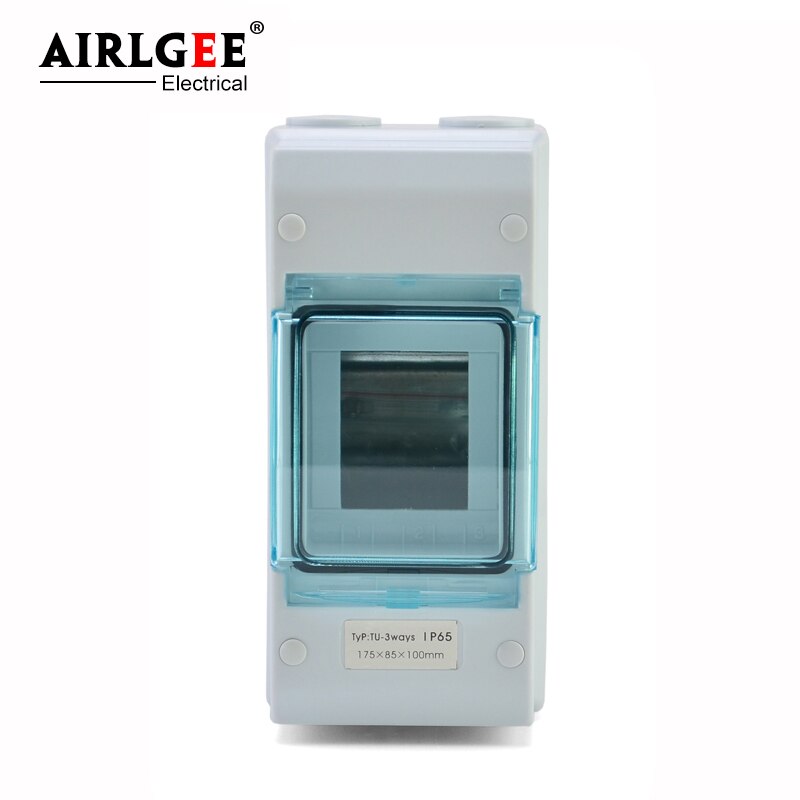 3-way household air switch box IP65 waterproof PC / ABS plastic three-phase with low voltage box