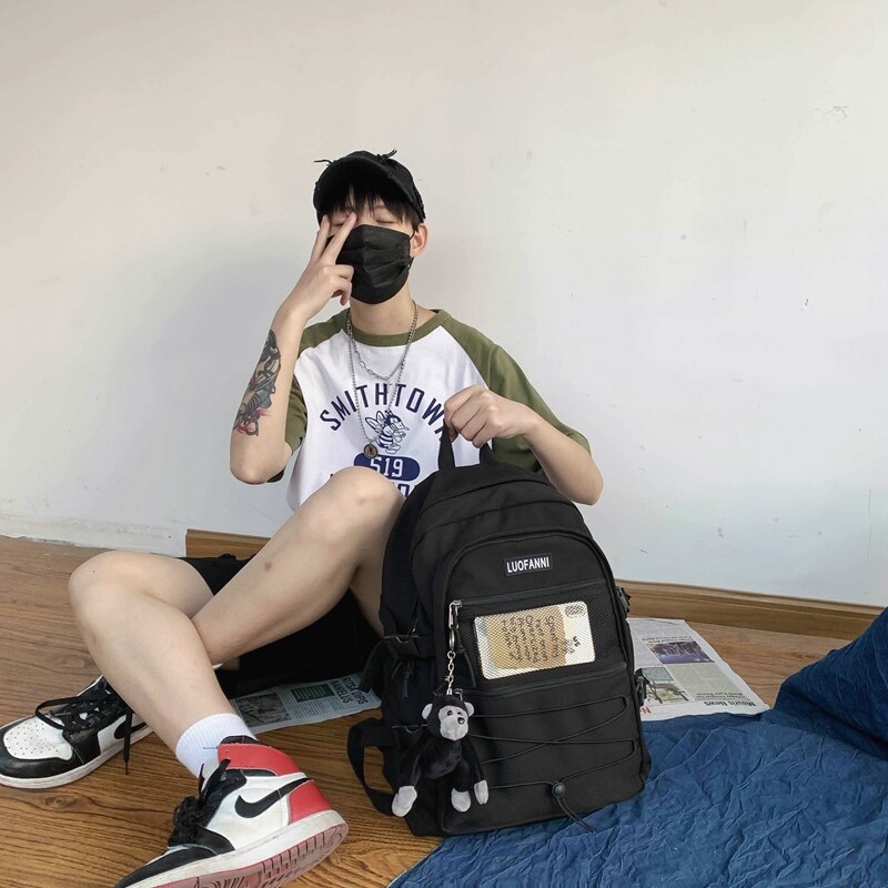 DCIMOR wysokiej jakości wodoodporny nylon kobiet plecak kobiet o dużej pojemności sznurkiem tornister dla nastolatków torba podróżna Mochilas