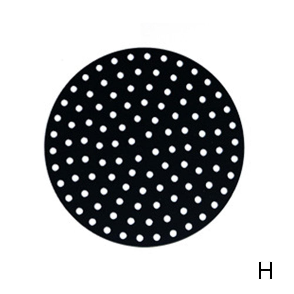 1Pc Lucht Friteuse Vierkante Bakken Pads Herbruikbare Food Grade Vierkante Siliconen Siliconen Matten Schotel Taart Gegrilde Gereedschap Bun Olie bakken K0C9: 9inchH