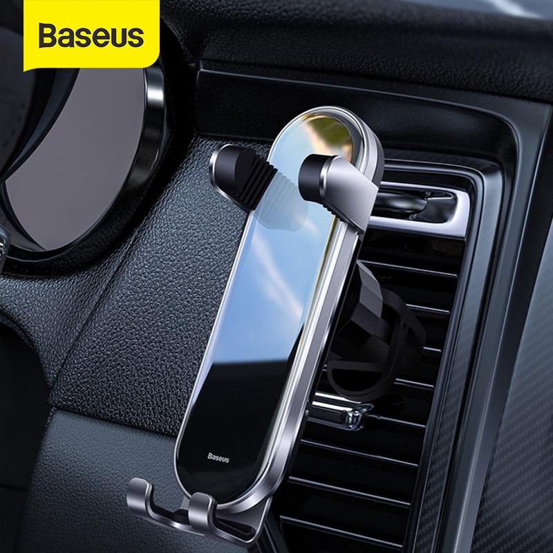 Baseus Gravity Car Phone Holder Universal Phone Holder Sensing Auto Grip Stand Steady bevestigingsbeugel Voor Smart Mobile Phone Stand