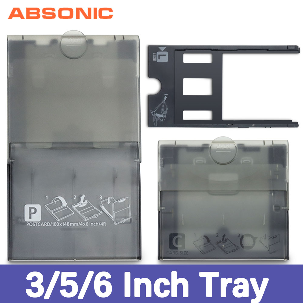 3 inch 5 inch 6 inch Paper Tray for Canon Selphy CP1300 CP1200 CP910 CP900 CP800 CP760 Photo Printer Card Size Paper Cassette