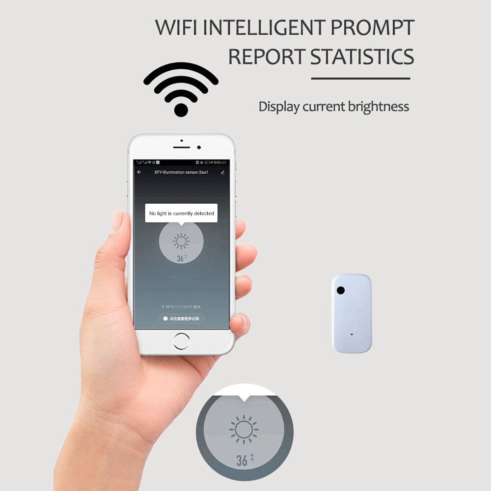 Tuya Smart Wifi Licht Sensor Intelligent Light Sensor Hefinrichting Met Tuya Smart Apparaat Slimme Leven Verlichting Automatisering