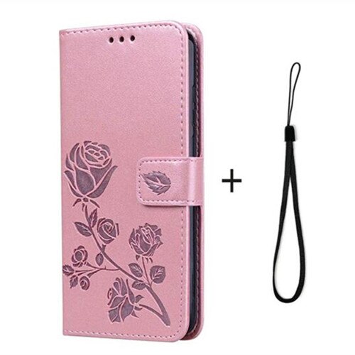 Para tcl l10 pro/l10 plus/l10 lite/t pro caso capa flip couro suporte do telefone coldre para funda silicona: for TCL L10 Pro / 3Pink