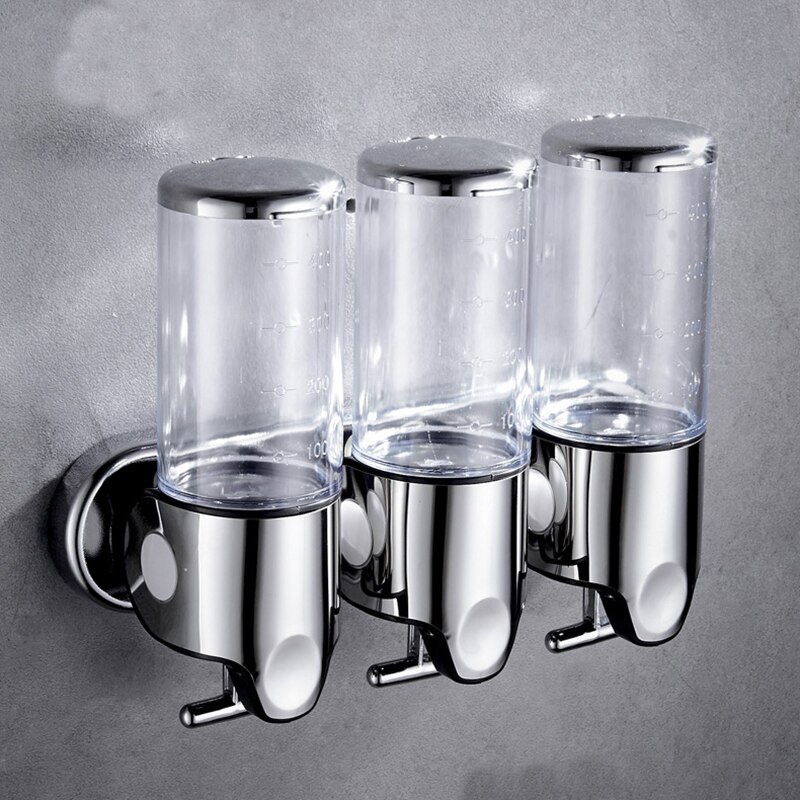 Badkamer Schuim Zeepdispenser Handdesinfecterend Houder Wall Mount Zeep Shampoo Head Vloeibare Douche Dispenser Voor Badkamer Accessoires