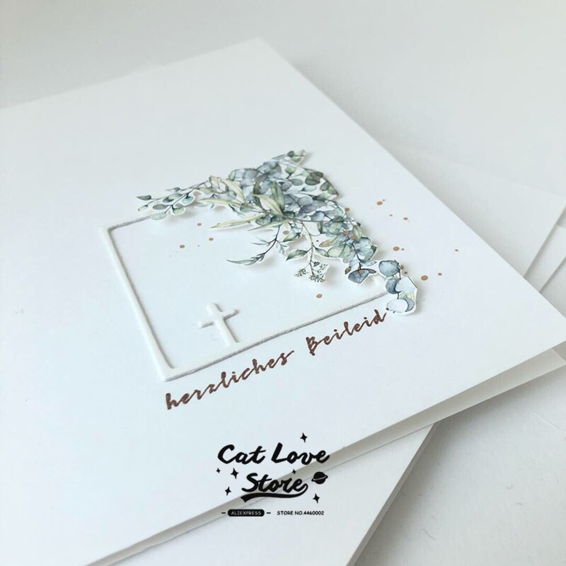 Cross Frame Metalen Stansmessen Stencils Voor Diy Scrapbooking Papier Kaart Decoratieve Craft Sterft Embossing Die Cuts