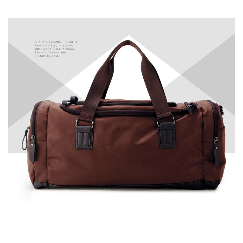 Large Capacity Travel bag Men Handbag Travel Bags Duffle Male Messenger Bag Casual Crossbody Tote Shoulder Bag: brown