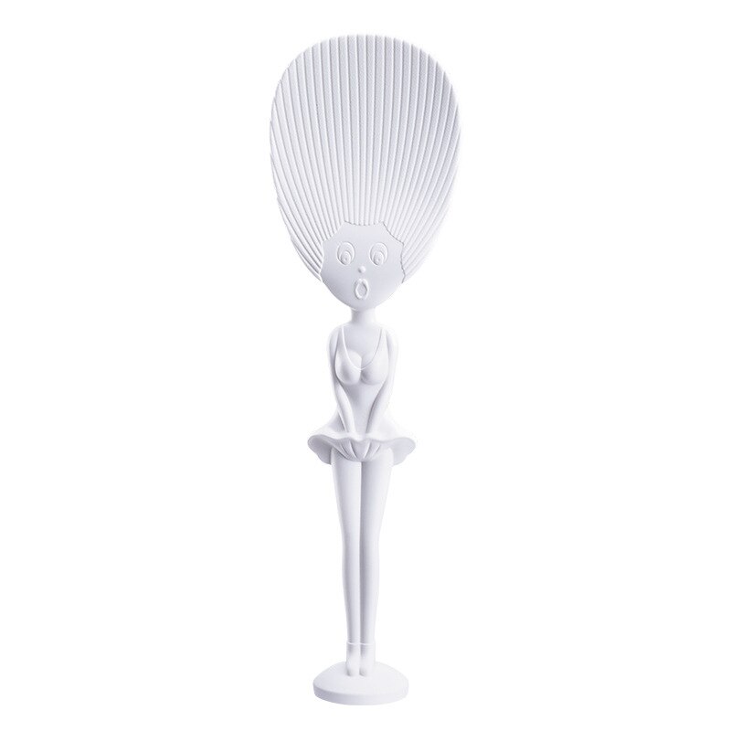 Wheat Straw Rabbit Spoon Can Stand Up Rabbit Rice Shovel Rice Cooker Rice Spoon Non-stick Rice Cartoon Rice Spoon: Yellow