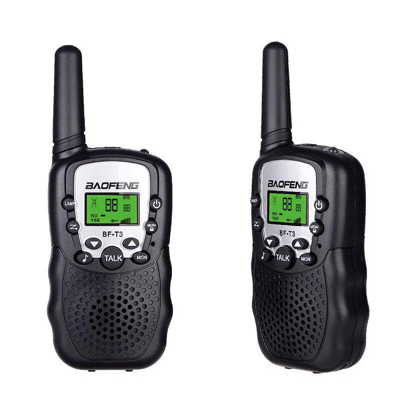 BAOFENG 2 In 1 Pack PMR446 3Km UHF Radio For Kids Walkie Talkies BF T3