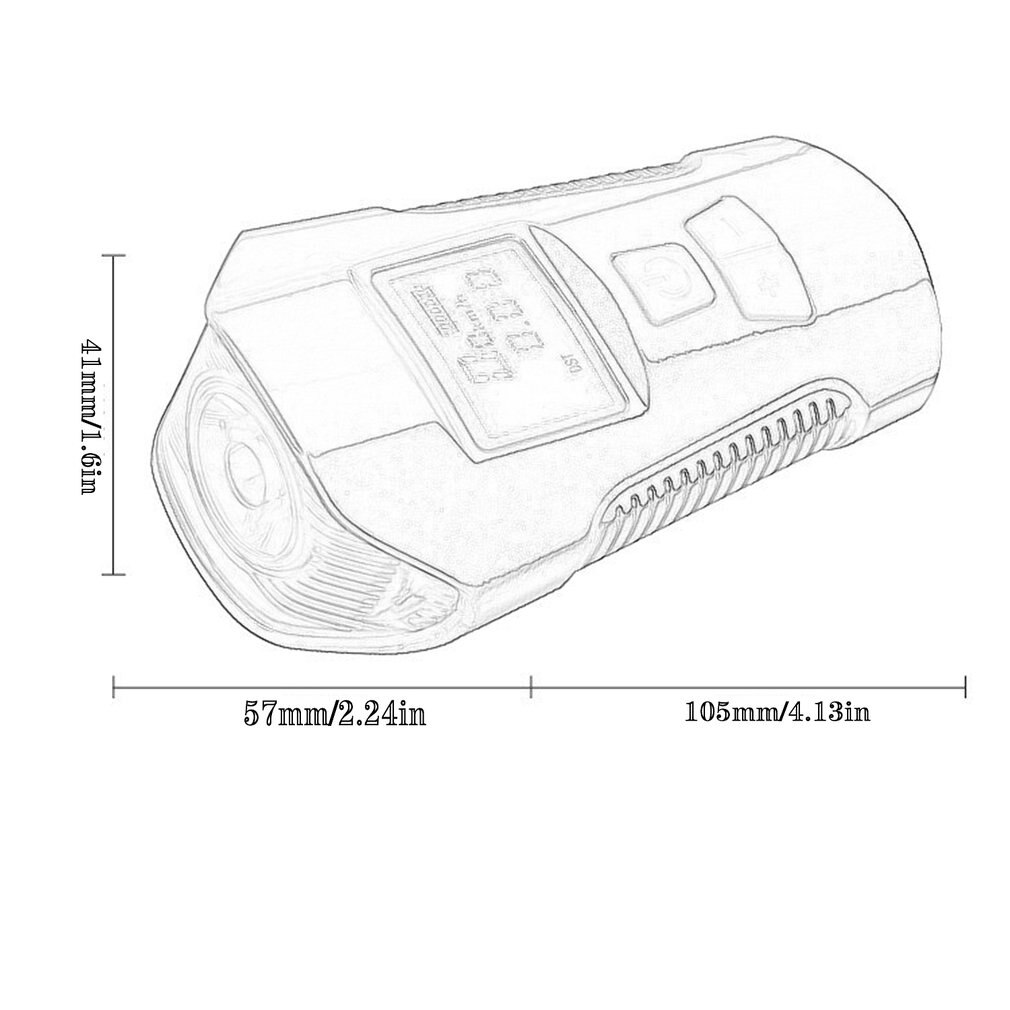 Heldere Led Fietsverlichting Rear En Front Light Kit Usb Oplaadbare Bike Kilometerstand Batterij Display Met Achtergrondverlichting Met Bike Bell