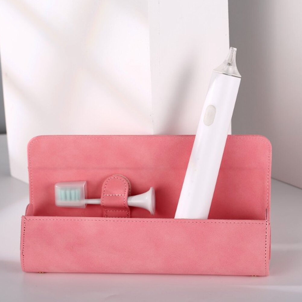 Soporte para cabezal de cepillo de dientes eléctrico, cargador para Oral B, soporte de plástico: Pink 7x4x20cm