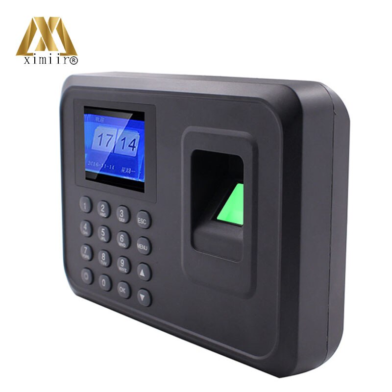 Sistema biométrico de huellas dactilares F01, grabador de tiempo de asistencia, reloj, dispositivo de grabación de reconocimiento de empleado, máquina electrónica