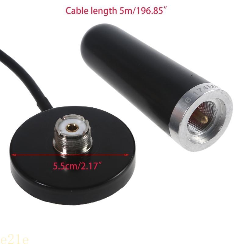 E21E Mobile Auto Mobile Antenna Magnetica Monte Base Coassiale Cavo Coassiale Connettore maschio PL259