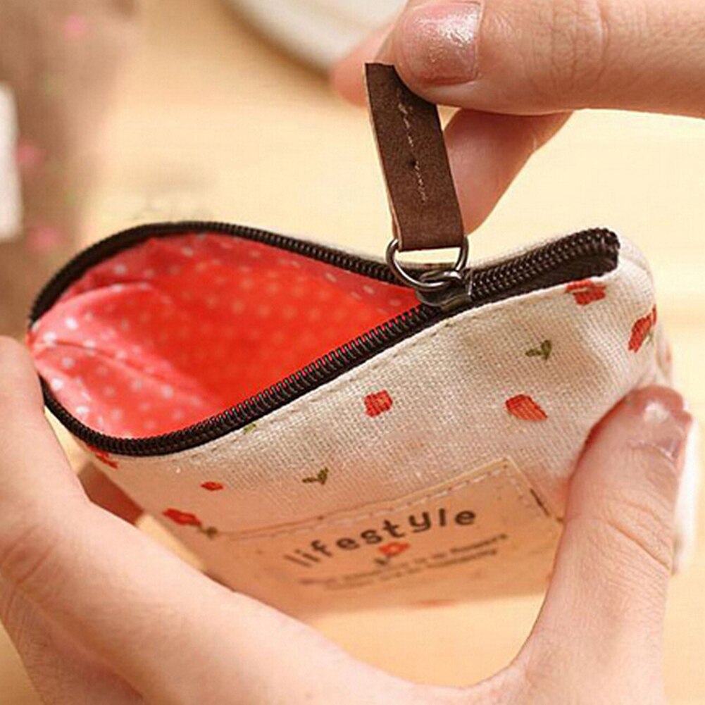 Women Short Wallets Portable Wallet Zipper Closure Key Purse Card Holder Wallet Woman Small Coin Purse
