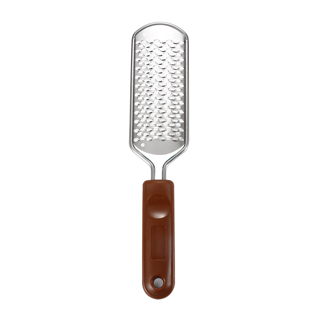 Fotfil manikyr fotvård fil död hård remover skrapa pedikyr rasp fotvård verktygssats elliptisk pedikyr verktyg: Brun