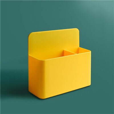 Magnetic Storage Box Whiteboard Marker Pen Holder Storage Box Refrigerator Container Magnet Plastic Office School Supplies: C