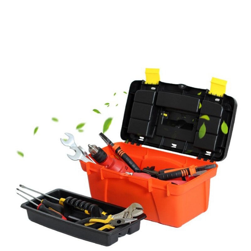 Large Plastic Tool Box Double Multi Layer Storage Box Hardware Toolbox