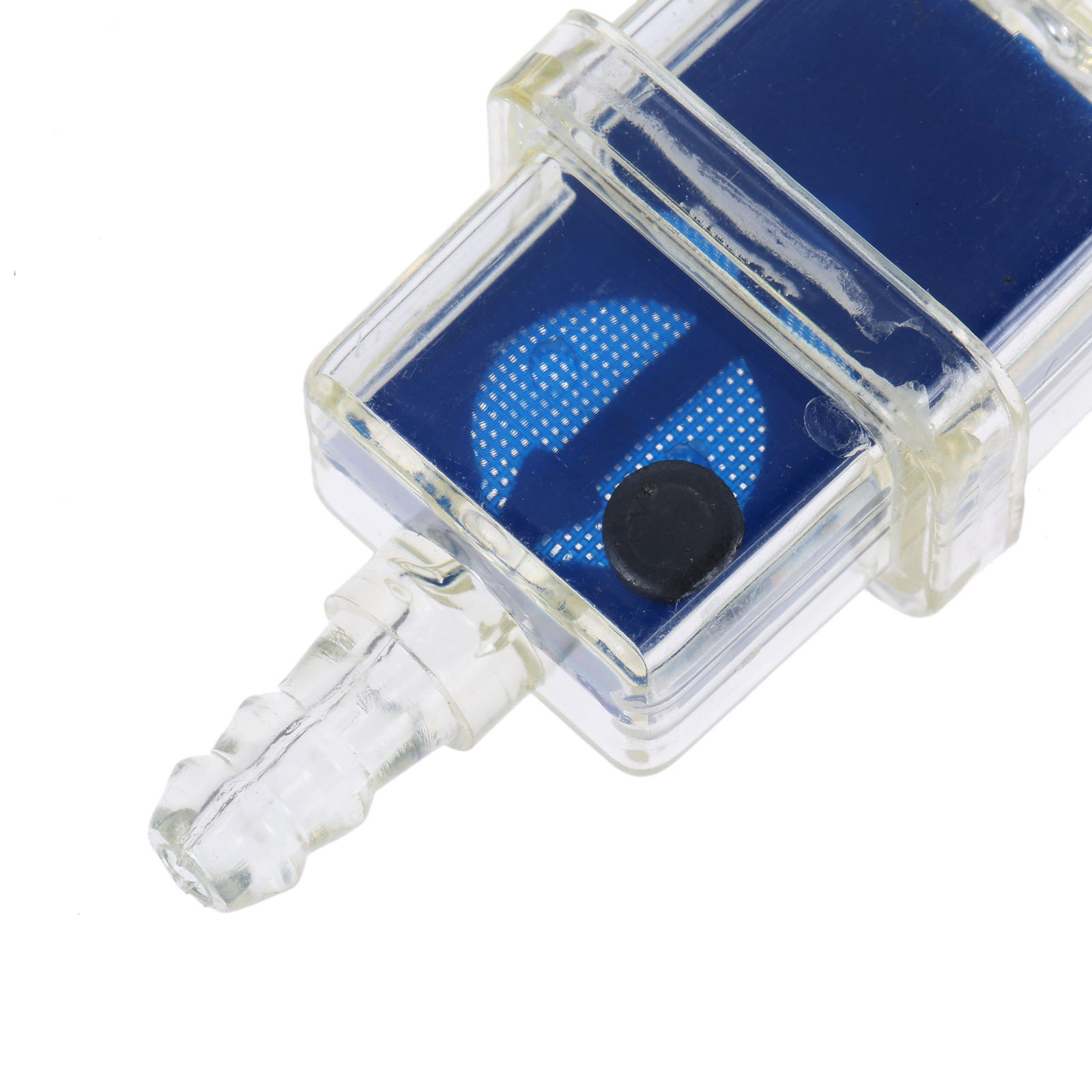 Taza de filtro de gasolina y Gas para motocicleta, accesorio Universal con correa transparente, magnético, 66mm x 26mm, 10 piezas