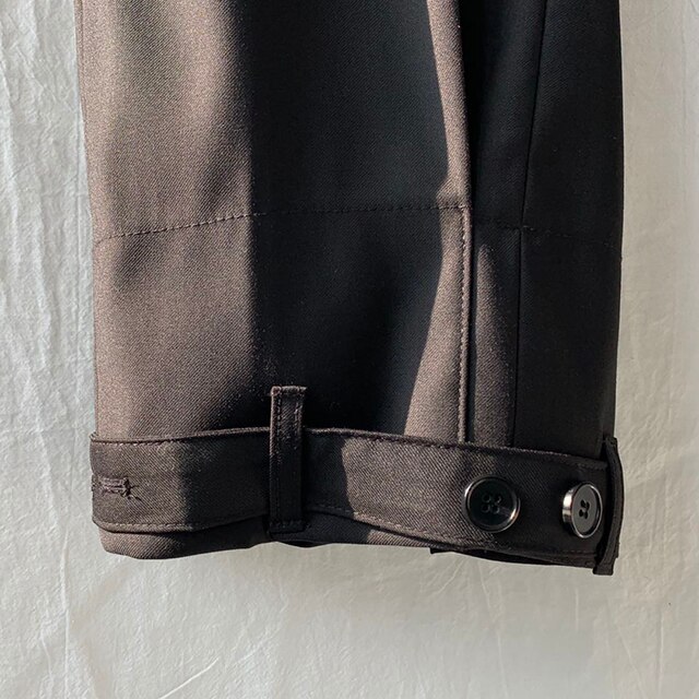 Men korea japan style streetwear casual bundle hem bukser male loose vintage suit pants long harem bukser