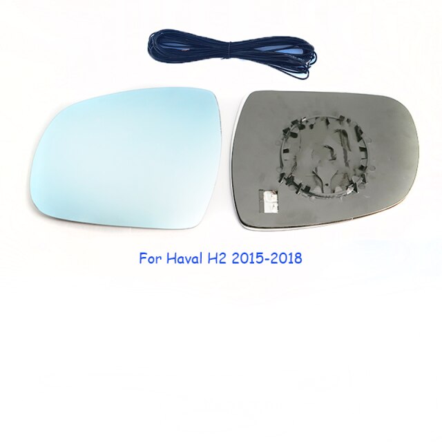TVYVIKJ boczne lusterko wsteczne niebieskie szkło obiektyw dla Haval H3 H6 H5 H2 2005-2018 szerokokątny widok anty blask drzwi lustro skrzydło: 15 Haval  Heated