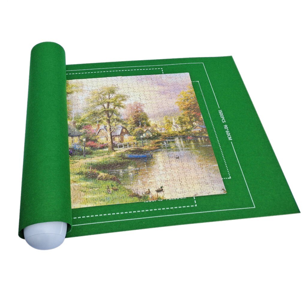 Jigsaw Puzzle Roll Mat Puzzle Storage Puzzle Saver Environmental Friendly Material, Store Jigsaw Puzzles Up To 1,500 Pieces