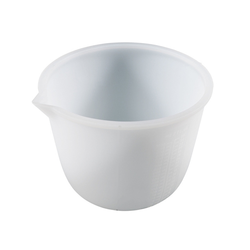 Wieder verwendbare Silikon-Messbecher Harz-Misch becher Epoxidschmuck-Gussformen Acrylfarben-Gieß becher: Maroon