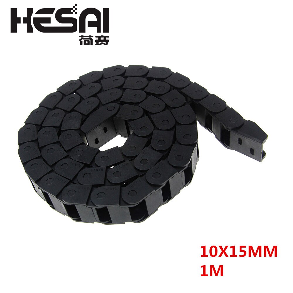 10 x 15mm 10*15mm l1000mm kabel trekkkjede wireholder med endekoblinger til cnc-freser maskinverktøy